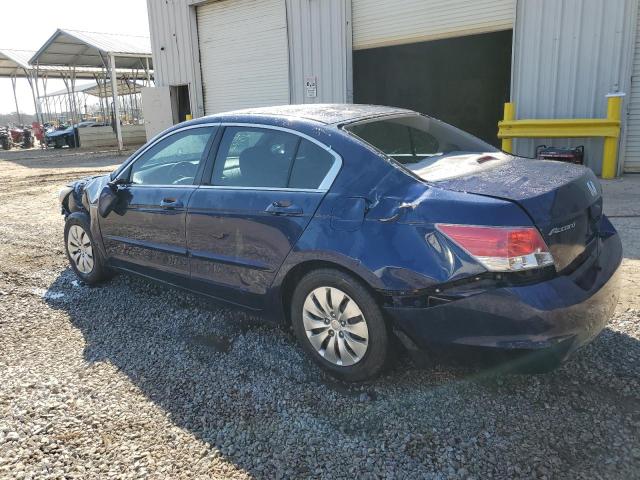 1HGCP26309A103966 - 2009 HONDA ACCORD LX BLUE photo 2