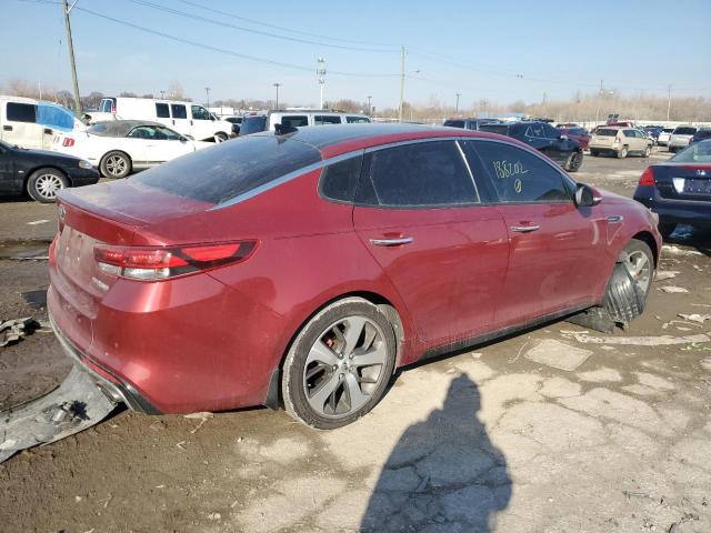 5XXGW4L24JG188202 - 2018 KIA OPTIMA SX RED photo 3