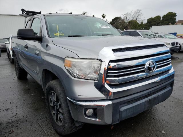 5TFUY5F14GX558605 - 2016 TOYOTA TUNDRA DOUBLE CAB SR/SR5 SILVER photo 4