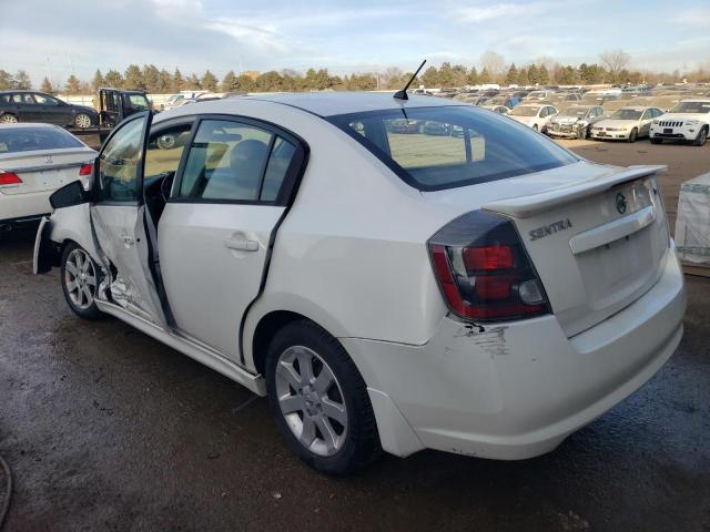 3N1AB6APXBL643865 - 2011 NISSAN SENTRA 2.0 WHITE photo 2