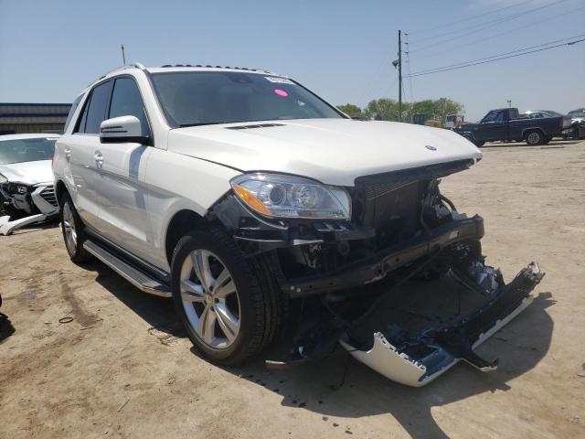 4JGDA5HB3FA609406 - 2015 MERCEDES-BENZ ML 350 4MATIC WHITE photo 1