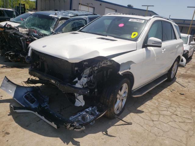 4JGDA5HB3FA609406 - 2015 MERCEDES-BENZ ML 350 4MATIC WHITE photo 2