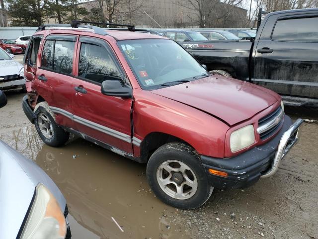 2CNBJ13C0Y6957664 - 2000 CHEVROLET TRACKER RED photo 4