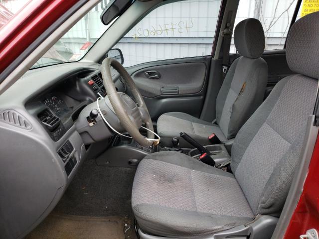 2CNBJ13C0Y6957664 - 2000 CHEVROLET TRACKER RED photo 7