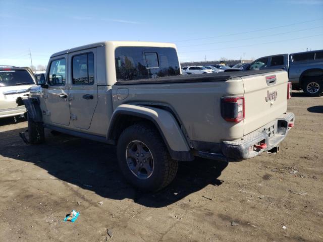 1C6JJTBG2LL161778 - 2020 JEEP GLADIATOR RUBICON TAN photo 2