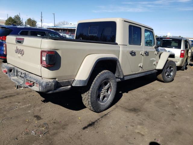 1C6JJTBG2LL161778 - 2020 JEEP GLADIATOR RUBICON TAN photo 3