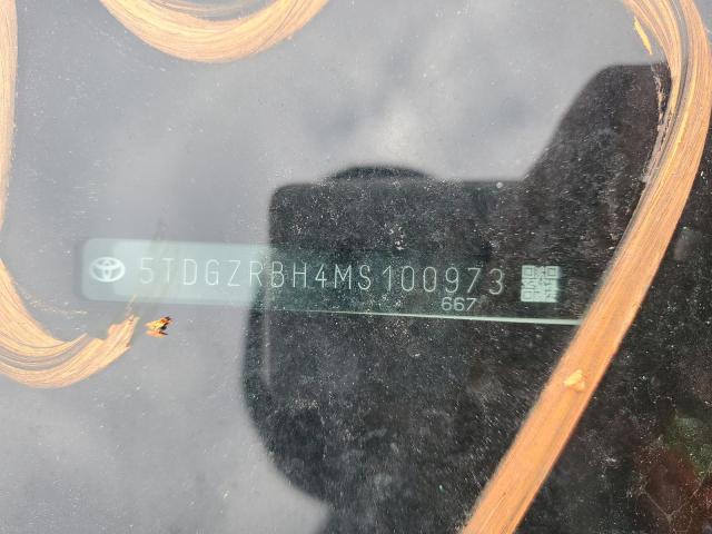 5TDGZRBH4MS100973 - 2021 TOYOTA HIGHLANDER XLE WHITE photo 13