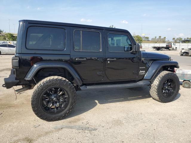 1C4HJXEG7JW202377 - 2018 JEEP WRANGLER U SAHARA BLACK photo 3