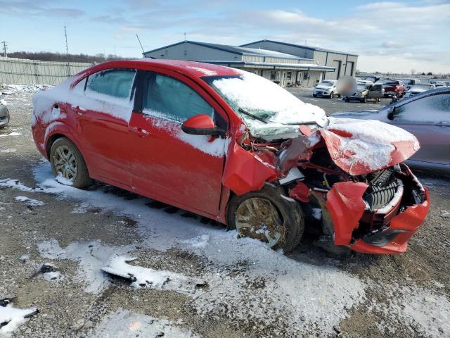 1G1JB5SH4H4103790 - 2017 CHEVROLET SONIC LS RED photo 4