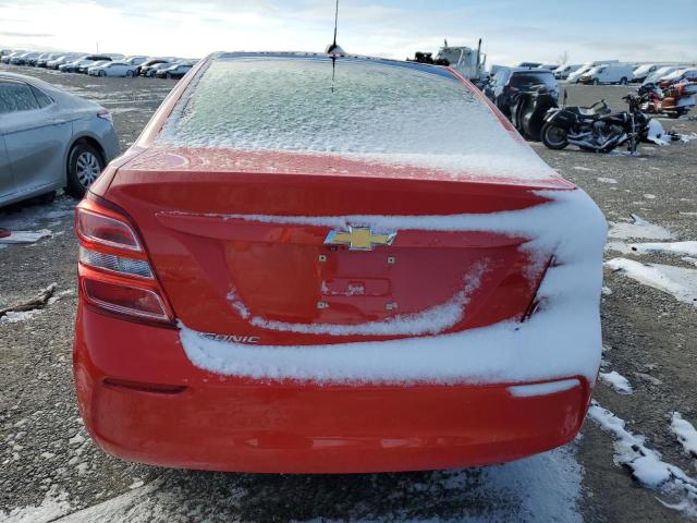 1G1JB5SH4H4103790 - 2017 CHEVROLET SONIC LS RED photo 6