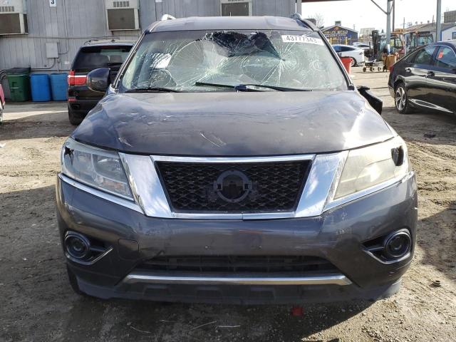 5N1AR2MN9DC643247 - 2013 NISSAN PATHFINDER S GRAY photo 5