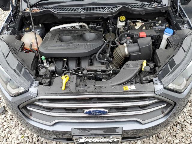 MAJ6P1CL8JC165219 - 2018 FORD ECOSPORT SES GRAY photo 11