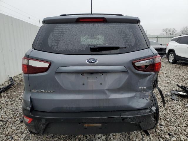 MAJ6P1CL8JC165219 - 2018 FORD ECOSPORT SES GRAY photo 6