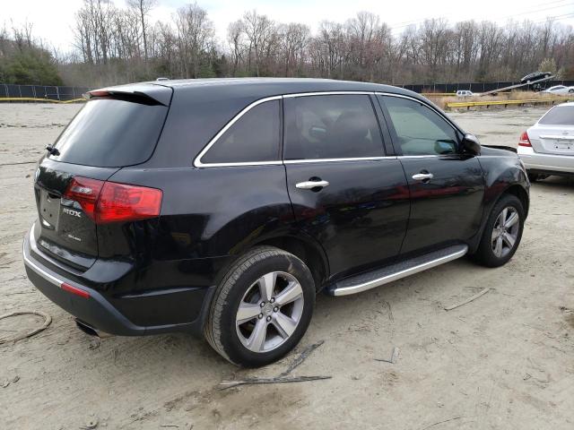 2HNYD2H39CH504378 - 2012 ACURA MDX TECHNOLOGY BLACK photo 3