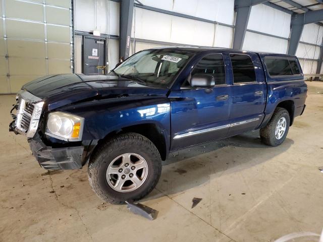 1D7HW58J57S123339 - 2007 DODGE DAKOTA QUAD LARAMIE BLUE photo 1