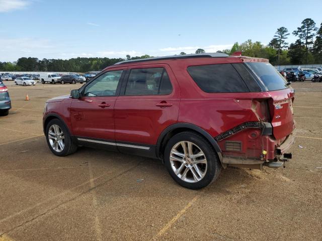 1FM5K7D8XGGB86068 - 2016 FORD EXPLORER XLT RED photo 2