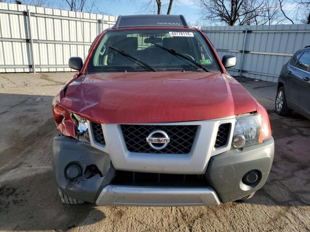 5N1AN0NW9DN823078 - 2013 NISSAN XTERRA X RED photo 5