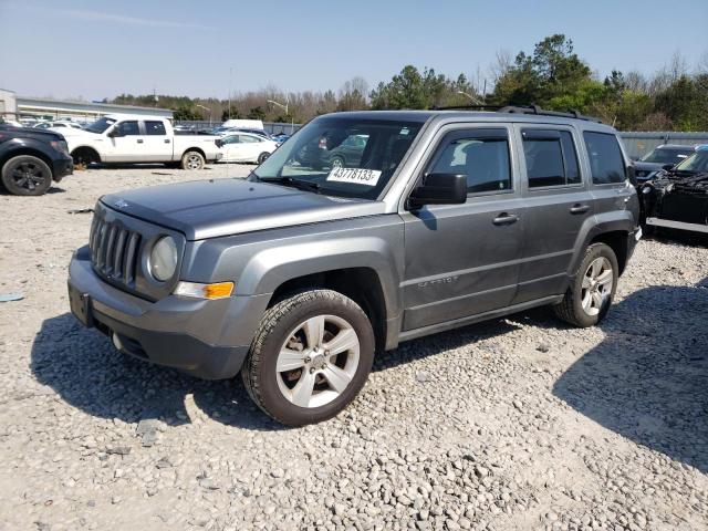 1C4NJRFB3CD672065 - 2012 JEEP PATRIOT LATITUDE GRAY photo 1