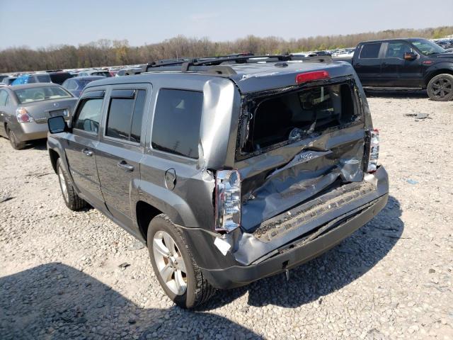 1C4NJRFB3CD672065 - 2012 JEEP PATRIOT LATITUDE GRAY photo 2