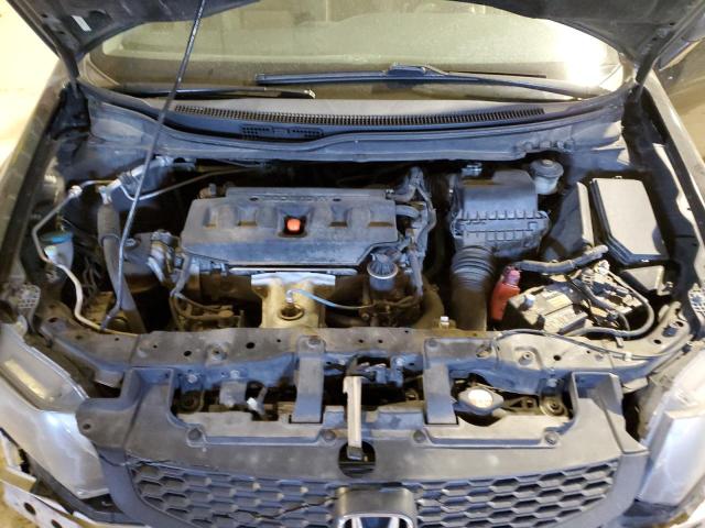 2HGFG3B14CH550011 - 2012 HONDA CIVIC EXL შავი ფოტო 11
