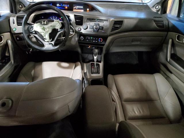 2HGFG3B14CH550011 - 2012 HONDA CIVIC EXL შავი ფოტო 8