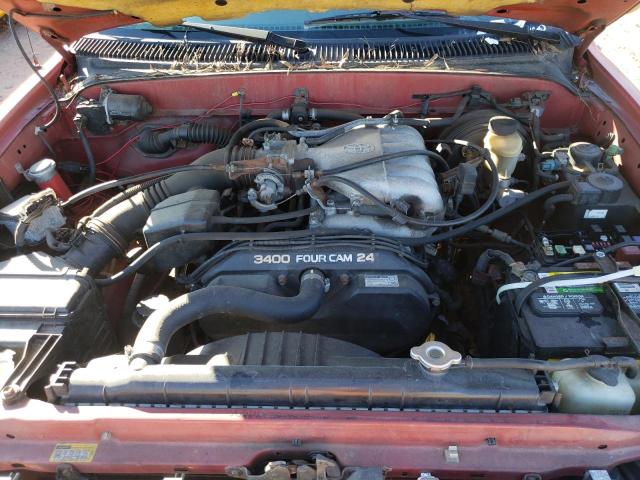 4TASN92N3YZ676193 - 2000 TOYOTA TACOMA XTRACAB PRERUNNER RED photo 11