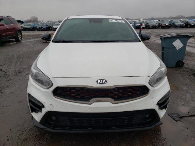 3KPF34AD9LE165342 - 2020 KIA FORTE GT LINE WHITE photo 5