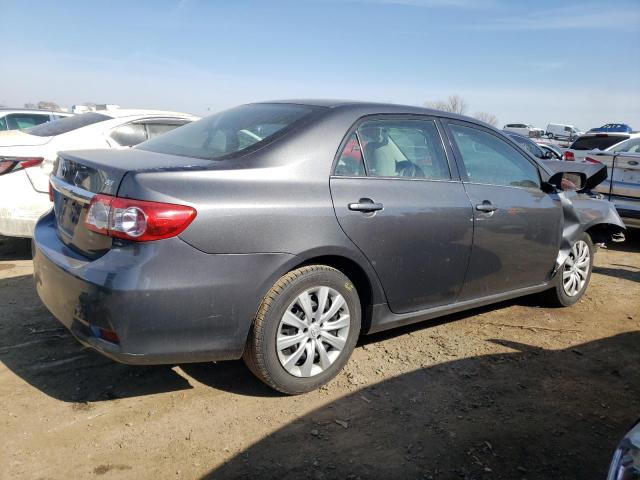 2T1BU4EE9DC071492 - 2013 TOYOTA COROLLA BASE GRAY photo 3