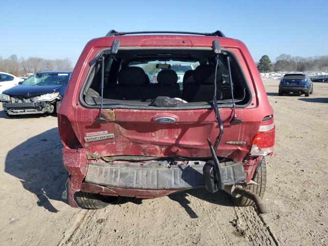 1FMCU93G49KA52470 - 2009 FORD ESCAPE XLT RED photo 6