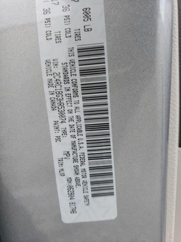 2C4RC1BG3HR530074 - 2017 CHRYSLER PACIFICA TOURING L SILVER photo 13