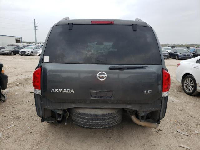 5N1AA08A46N722495 - 2006 NISSAN ARMADA SE GRAY photo 6