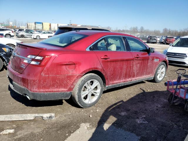 1FAHP2E89EG137032 - 2014 FORD TAURUS SEL RED photo 3