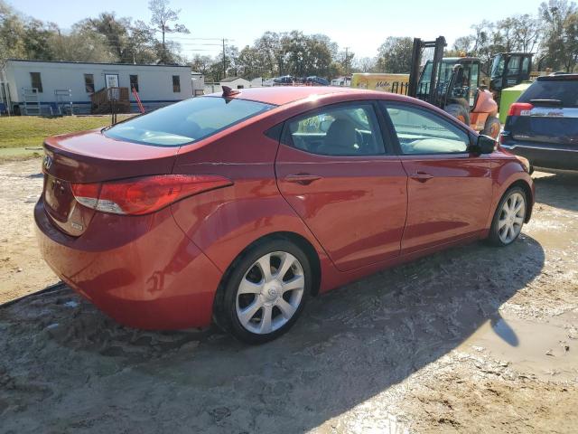 KMHDH4AE5DU704765 - 2013 HYUNDAI ELANTRA GLS RED photo 3