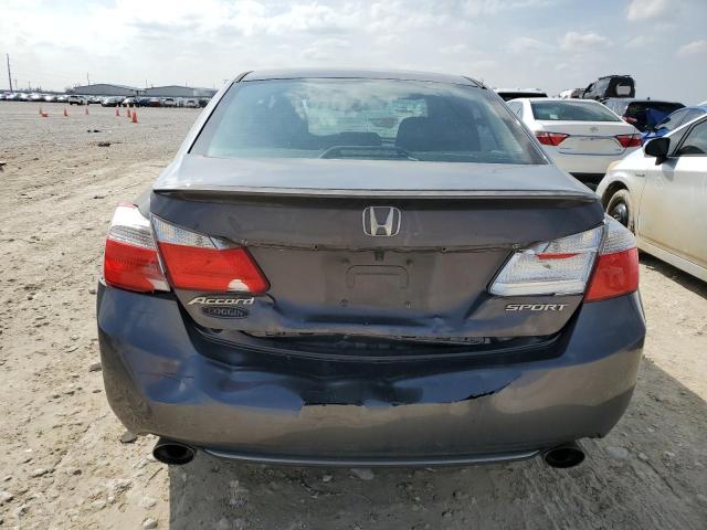 1HGCR2F56EA235118 - 2014 HONDA ACCORD SPORT GRAY photo 6
