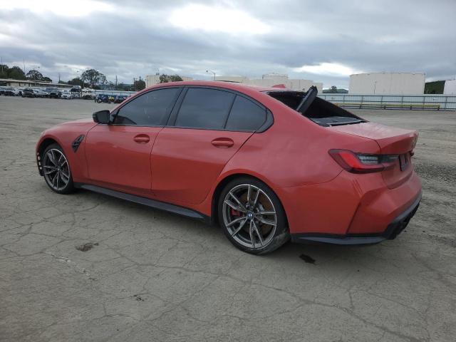 WBS43AY02RFT07448 - 2024 BMW M3 COMPETITION წითელი ფოტო 2