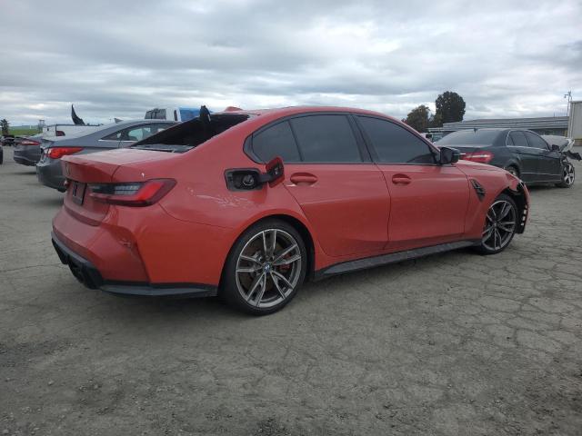 WBS43AY02RFT07448 - 2024 BMW M3 COMPETITION წითელი ფოტო 3
