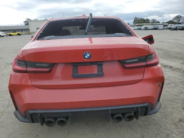 WBS43AY02RFT07448 - 2024 BMW M3 COMPETITION წითელი ფოტო 6