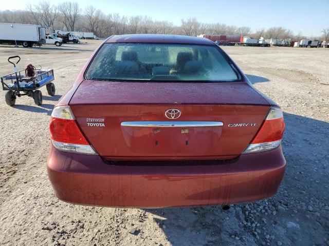 4T1BE30K75U089560 - 2005 TOYOTA CAMRY LE BURGUNDY photo 6