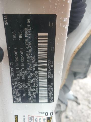 JTEBU5JR4G5380931 - 2016 TOYOTA 4RUNNER SR5/SR5 PREMIUM 白色 照片 12