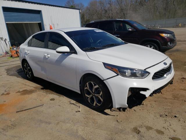 3KPF24AD9KE014776 - 2019 KIA FORTE FE WHITE photo 4