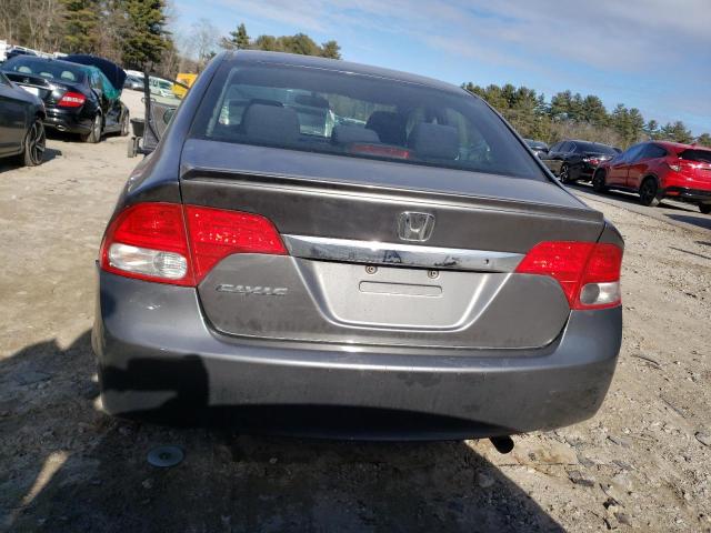 2HGFA1F67AH305857 - 2010 HONDA CIVIC LX-S ნაცრისფერი ფოტო 6