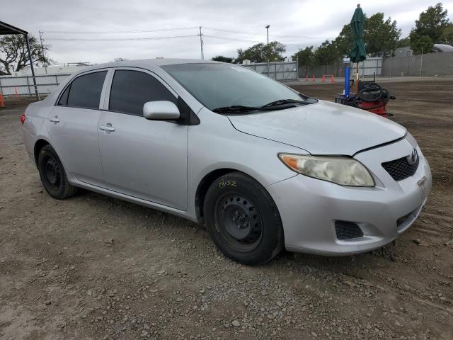 2T1BU4EEXAC417626 - 2010 TOYOTA COROLLA BASE SILVER photo 4