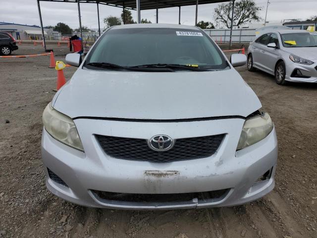 2T1BU4EEXAC417626 - 2010 TOYOTA COROLLA BASE SILVER photo 5