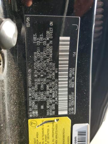 JTJHK31U472004130 - 2007 LEXUS RX 350 BLACK photo 14