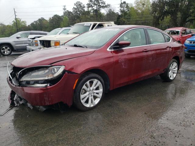 1C3CCCAB2FN521128 - 2015 CHRYSLER 200 LIMITED BURGUNDY photo 1