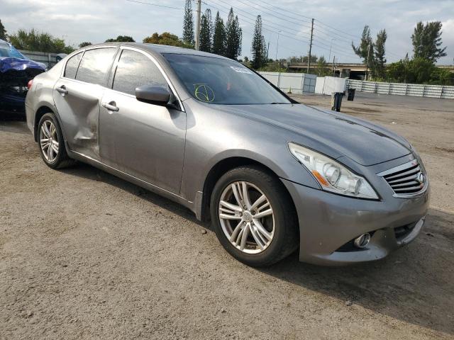 JN1CV6AR3DM356037 - 2013 INFINITI G37 GRAY photo 4