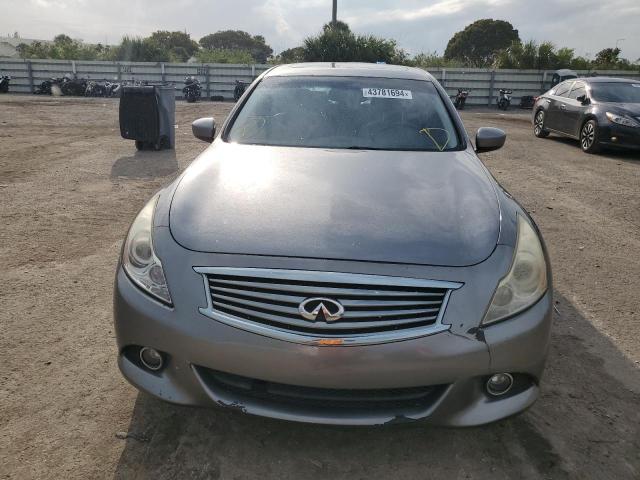 JN1CV6AR3DM356037 - 2013 INFINITI G37 GRAY photo 5