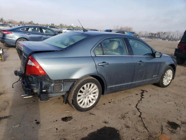 3FADP0L30BR118612 - 2011 FORD FUSION HYBRID TEAL photo 3