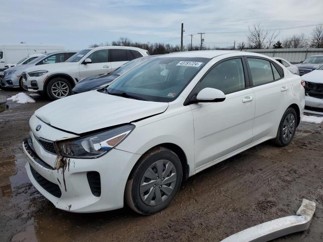 3KPA24AB5KE254447 - 2019 KIA RIO S WHITE photo 1