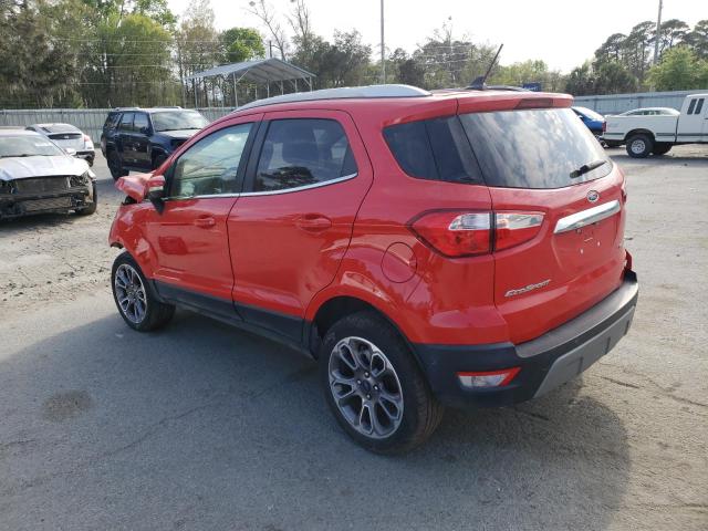 MAJ6S3KL0KC287036 - 2019 FORD ECOSPORT TITANIUM RED photo 2